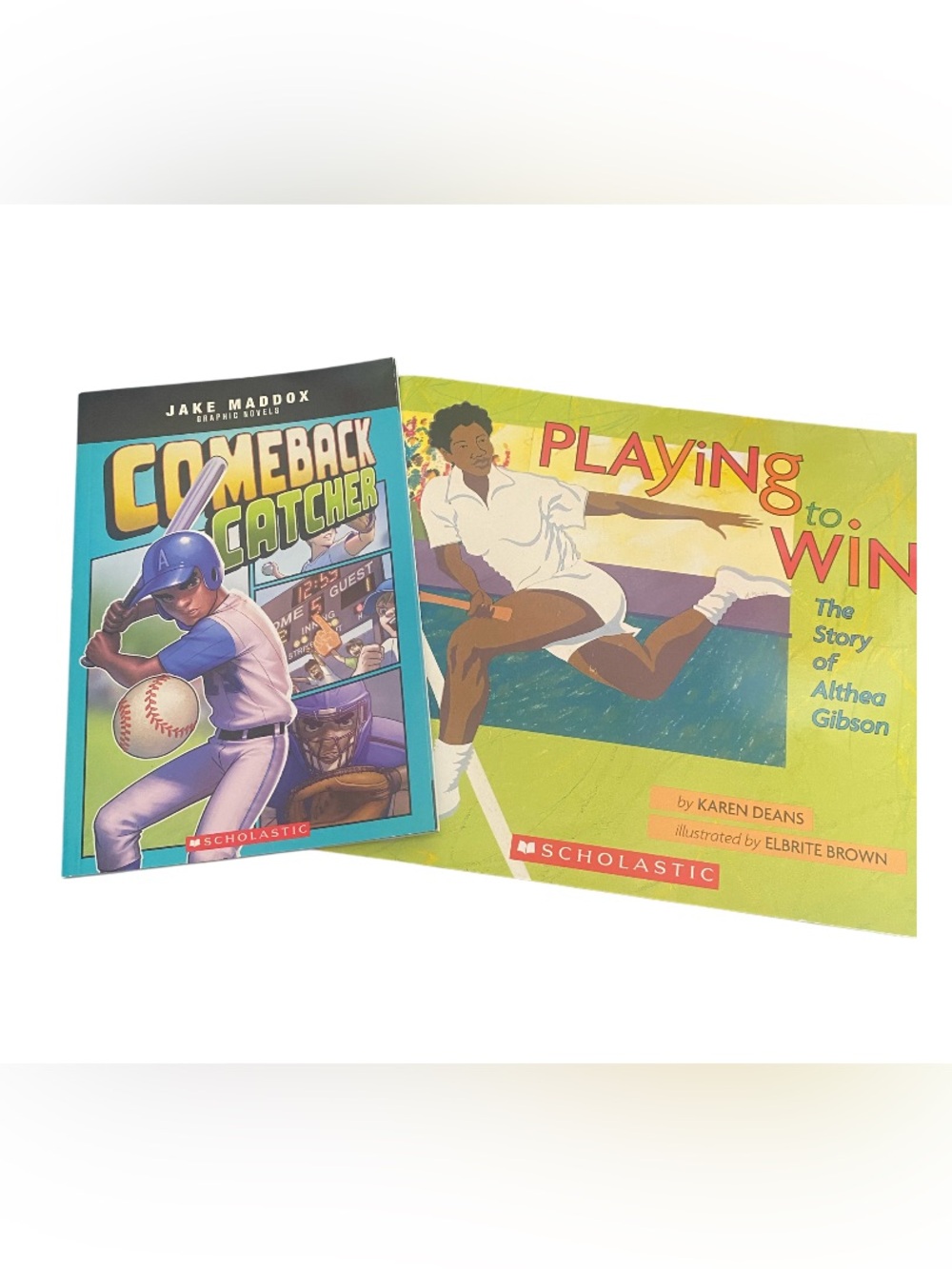 2 Sport Themed Story Books ⚾️🎾